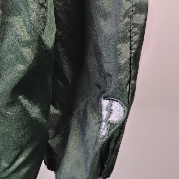 VINTAGE Green Bay Packers Pro Player Jacket Large Pullover Windbreaker Spellout - Picture 5 of 16